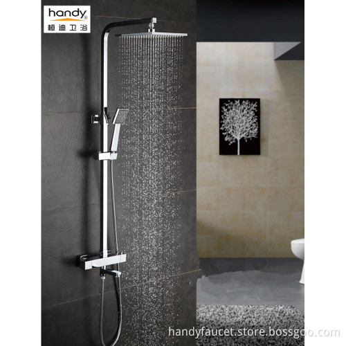 Thermostatic Rain Shower Mixer Faucet Set